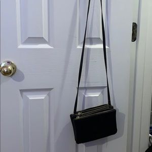 black over the shoulder purse